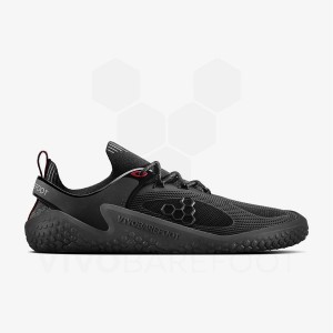Chaussures Running Route Vivobarefoot PREORDER 'MOTUS STRENGTH JJF' Femme Obsidienne Grise Foncé | FR210KW